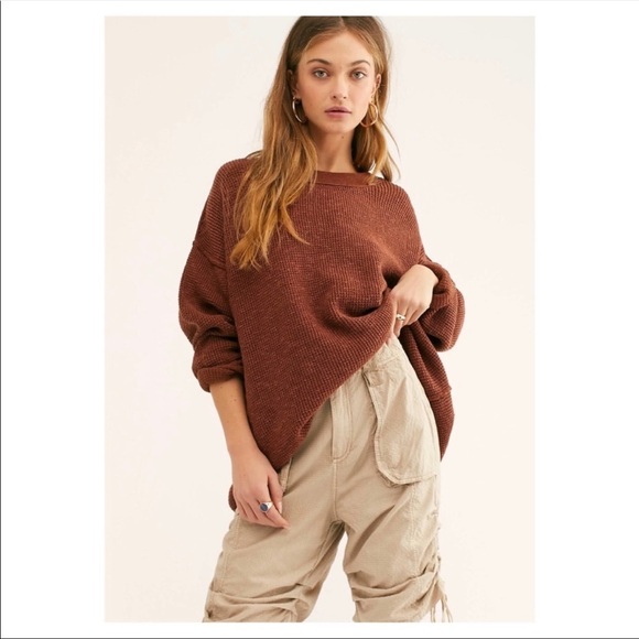 FP Beach Cali Crew Open Back Sweater - Picture 2 of 9